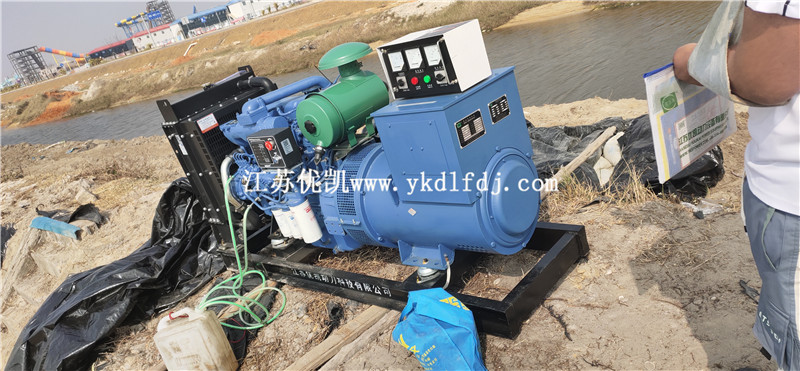 2021年2月3日，75KW玉柴發(fā)電機(jī)組交付廣西北海某工地使用